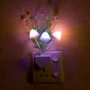 Ventas Directas de Fábrica Luz Nocturna LED Colorida de Hoja de Loto Ahorro de Energía Enchufe Sensor Controlado por Luz Hongo Formulación de Regalo Creativo