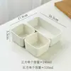 Cuencos cuadrados de cerámica, cuencos para snacks, cuencos para salsas para mojar, cuencos para vaporera, ollas para vaporera, cajas para vaporera, platos para vaporera, cuencos para postre, cuencos para cocer huevos al vapor, platos para vaporera domésticos