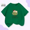 Venta Directa de Fábrica Camisetas Estampadas de Dibujos Animados para Niños y Niñas, Estilo Verano de Algodón Puro, Ropa de Verano de Manga Corta para Niños Talla Mediana y Grande, Camisetas de Marca Modernas