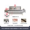 Tongyuite Moderno Escandinavo Casual Tecido Tecnológico Celebridade da Internet Luxo Leve Cama de Casal Quarto Principal 1.8m Cama Macia Estofada Cama de Tecido