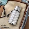 Mochila de Exterior de Aspecto Alto 316 Mochila Cuerda Romana Gordito de Una Taza Bebida Doble Estilo Suave con Cuerda para Transportar para Evitar Quemaduras