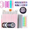 Conjunto de ferramentas de manicure mais vendidas da Amazon na fronteira, lâmpada de manicure, moedor, lixa de unha, caneta pintada, conjunto de manicure