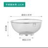 Cesta de frutas com furos densos de aço inoxidável multifuncional, cesta para lavar vegetais, suporte para cozinhar no vapor, vaporizador com água separada e alça