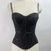 Exquisito Bordado de Encaje Lujosas Correas para la Cintura Sujetador Ropa Exterior Espalda Hermosa Hombros Descubiertos Reductor Push-up Sujetador de Ballenas