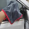 Toalla para lavado de autos de trenzado de tela retorcida de 600 g/m², engrosada, fuertemente absorbente, para recolección de agua, no suelta pelusa fácilmente