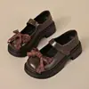 Zapatos Mary Jane de estilo retro británico para mujeres menudas, con un moderno tacón grueso y diseño versátil, perfectos para el verano de 2026