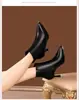 Botines de Tobillo de Tacón Alto con Punta Fina Elegantes y Sexy Estilo Nuevo Invierno 2026 Cremallera Lateral Tacón de Aguja Superficie Suave Antideslizante Versátiles Zapatos Individuales para Mujer