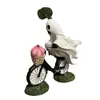 Artesanías de Ciclismo de Fantasmas de Halloween Transfronterizas Adornos Lujo Ligero Atmósfera Festiva de Gama Alta Adornos de Resina