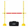 Barreiras Ajustáveis Treinamento de Agilidade para Footwork de Basquete Barreiras para Treinamento em Equipe Conjunto Completo de Equipamentos com Bolsa de Armazenamento