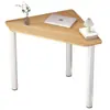Mesa de canto para quarto, mesa de canto curva, escrivaninha, mesa de computador, mesa de escritório modular moderna