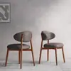 Cadeira de Jantar para Uso Doméstico com Toque de Luxo Leve, Cadeira para Mesa de Chá na Sala de Estar, Banco Preto para Sala de Jantar, Novo Modelo 2026 com Encosto Cadeira para Mesa de Jantar