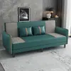 Sofá cama de tela para apartamentos pequeños, modelo moderno para salas de estar, propiedades de alquiler, apartamentos y tiendas de ropa, plegable simple de doble uso para una o dos personas