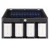 Luz de Rua Solar para Exterior Jardim Villa Impermeável Indução Luz de Jardim Exterior Três Modos de Iluminação Luz de Parede com Filamento de Tungstênio