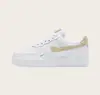 Zapatos Casuales Clásicos Versátiles Blancos Puros Air Force One de Fábrica Putian Transfronterizos de Comercio Exterior para Hombres y Mujeres en Campus para Parejas