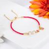 Pulsera de Cuerda Roja Ping An Hebilla Fu Marca Mujeres 2022 Año Nuevo Año del Tigre Pulsera Año de la Vida Regalo de Año Nuevo Pulsera Auspiciosa
