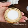 Paquete de material base para espejo para espejo pequeño portátil hecho a mano DIY Song brocado plegable maquillaje