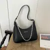 Bolsa de ombro Shuai Mijia estilo coreano nicho alta moda axila para mulheres, 2026 nova bolsa de ombro simples estilosa com corrente vintage