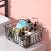 Cesta de Almacenamiento de Hierro Japonés Cesta de Almacenamiento de Snacks para Cocina Cesta de Juguetes de Escritorio Caja de Almacenamiento para Cosméticos Baño Mascarillas