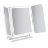Espejo de Maquillaje Plegable con LED de 34X38 cm para Escritorio 70% de descuento con Luz de Relleno Carcasa Espejo de Belleza Inteligente para Tocador