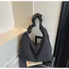Bolso de un hombro estilo perezoso para mujer, moderno, versátil, de gran capacidad, bandolera, para ir al trabajo, de compras, con sentido del diseño, estilo coreano, bolso de mano para mujer