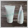Frasco refil de viagem branco macio de 15ml, 15g, shampoo descartável de hotel, frasco pequeno de gel de banho macio