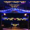Luz de túnel de iluminación LED Luz LED sobre la calle Luz navideña brillante con forma de ciervo Luz de festival Luz de calle cruzada