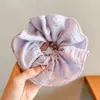 Goma para el pelo dulce floral estilo bosque para mujer, coleta suave y de alta gama estilo coreano, cuerda grande para el pelo, accesorio para el pelo de Ins, accesorio para la cabeza