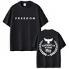 Charlie Kirk Grátis Camiseta Estampada Estilo Igual Masculina e Feminina Homenagem ao Herói Americano Camiseta Patriótica Masculina t