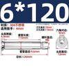 Acero Inoxidable 304/201 Cabeza Avellanada Tornillo de Expansión Hexagonal Cabeza Plana Perno de Expansión Interna Incorporado Mm6M8M10M12