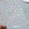 Pegatinas para Uñas con Diseño de Lazo Transparente Iron Fantasy M757 Concha Luz Encaje Lazo Dulce Estrella y Luna Pegatinas para Uñas