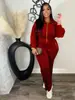 TW575 Amazon Moda europea y americana nueva para mujer cárdigan de manga larga con solapa y cremallera conjunto de dos piezas de pantalón de invierno