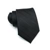 Corbata formal de negocios para hombre, oficial de ventas de unidad de trabajo, versión ancha, 8 cm, azul marino/negro