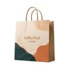 Sacolas de compras personalizadas, impressão personalizada a partir de designs fornecidos, direto da fábrica de origem, sacolas de papel kraft coloridas no atacado, venda direta do fabricante