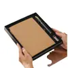 Diario Patrón Lichi A5, Libro de Cuadrícula, Libro de Cuero Suave, Libro de Cuero, Libreta de Mano de Aspecto Elevado y Exquisito