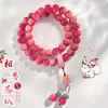 Pulsera Bodhi de Dropshipping Tamaño Grande Círculo Único 108 Cuentas Pulsera de Doble Círculo Estilo Vintage Pulsera Bodhi