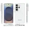 Funda de Teléfono Magnética Transparente Samsung S26Ultra Es Adecuada para la Nueva Funda Magsafe Gruesa Terminator con Purpurina