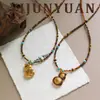 Collar de cuentas de calabaza Fulu de estilo chino nuevo, moderno y exquisito, para mujer, Lujo ligero, Versátil y de alta gama, Cadena para suéter