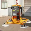 Fabricante Entrega Guindaste Elétrico de Sucção de Vidro, Ventosa de Sucção para Levantamento na Construção de Fachada de Vidro, Ventosa de Sucção de Vidro Totalmente Automática