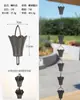 Corrente de Chuva Externa de Cobre Corrente de Drenagem de Beiral Estilo Japonês Corrente de Água da Chuva de Pátio de Villa Corrente de Desvio de Água da Calha Corrente de Água Decorativa