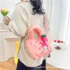 Bolsa de Felpa para Mujer 2026 Otoño e Invierno Nueva Linda Bolso de Mano Bolsa de Felpa Dibujo Animado Bolso Cruzado Bolso de Hombro para Viajar Transfronterizo