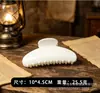 Pinza Ovalada Fotosensible de Gama Alta para Mujer, Tamaño Grande para Cabello Grueso, Accesorio para el Cabello de Pinza de Tiburón