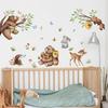 MS2559-KNN Adesivos de Parede Urso Coelho Veado Galhos Sala de Estar Quarto Decoração de Parede Autocolante Revenda de Adesivos de Parede