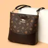 Bolso de Cubo de Cuero Suave Retro Bolso de Hombro Simple de Moda Versátil Bolso Cruzado de Lujo Ligero de Gama Alta Impermeable Resistente al Desgaste