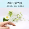 Haste de Suporte Acrílica Suporte Transparente Figura de Argila Tira Longa Vareta para Arranjo de Flores Material de Haste Acrílica PMMA