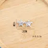 Novos Enfeites de Ferro em Forma de Coração com Laço de Strass, Acessórios DIY para Sapatos e Meias com Strass, Joias de Resina com Strass em Forma de Estrela de Cinco Pontas, Acessórios para Roupas