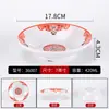 Vajilla Tradicional para Hot Pot Estilo Ciudad de Melamina, Platos Pequeños Especiales, Tripa, Intestinos de Pato, Bol para Sangre de Pato, Bol Azul con Línea Retro para Hot Pot de Chongqing
