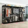 Perchero de Hierro Artístico de Estilo Abierto para Uso Doméstico Simple, Zapatero Metálico de Doble Capa, Ensamblaje de Estante de Armario