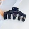 Pinza para el pelo grande con estampado de leopardo transfronterizo, Pasador versátil y elegante para mujer, Sensación de alta gama, Pinza de tiburón Accesorio para el cabello al por mayor