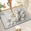 Alfombrilla de Tierra de Diatomeas Nueva de Mariposa Más Vendida para Decoración de Entrada, Alfombrilla Antideslizante para Baño, Disponible para Dropshipping