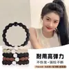 Elástico de Cabelo Grosso de Alta Elasticidade para Mulheres, Rabo de Cavalo Alto, Corda de Cabelo Premium Durável, Acessório de Cabelo com Elástico, Elástico de Cabelo Esportivo Sem Marcas